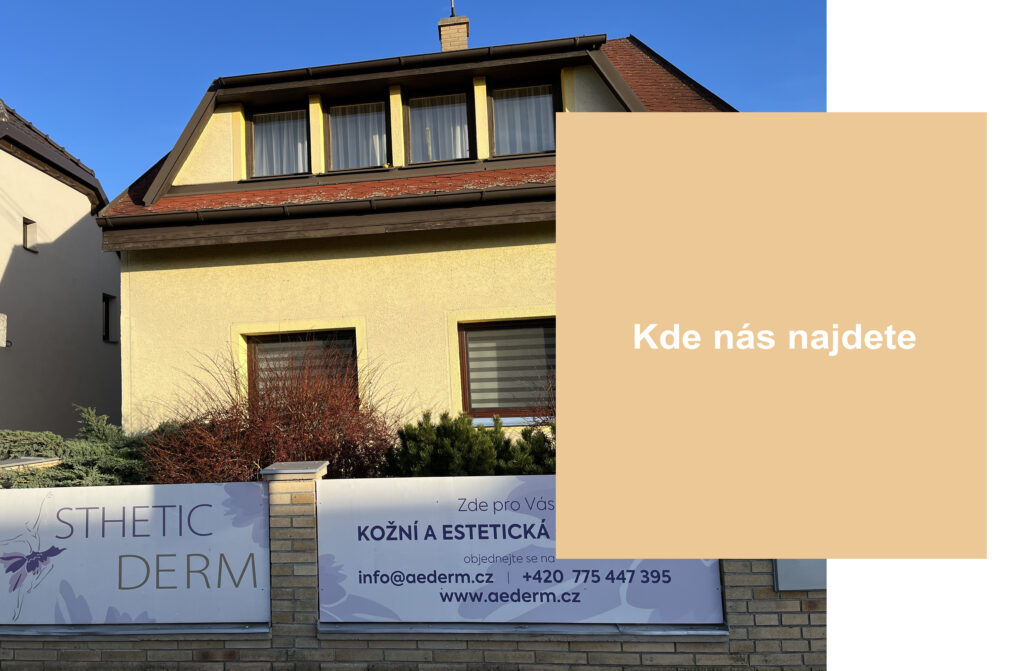 AE Derm clinic exterior in Pardubice